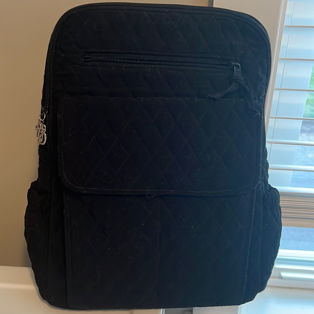 Vera Bradley Backpack Quilted Black